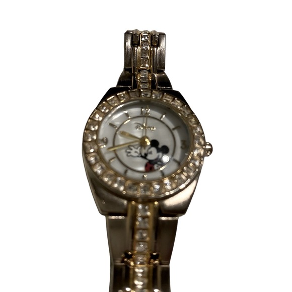 Adult Disney Mickey Mouse watch with little jewels by Accutime. - Picture 1 of 4
